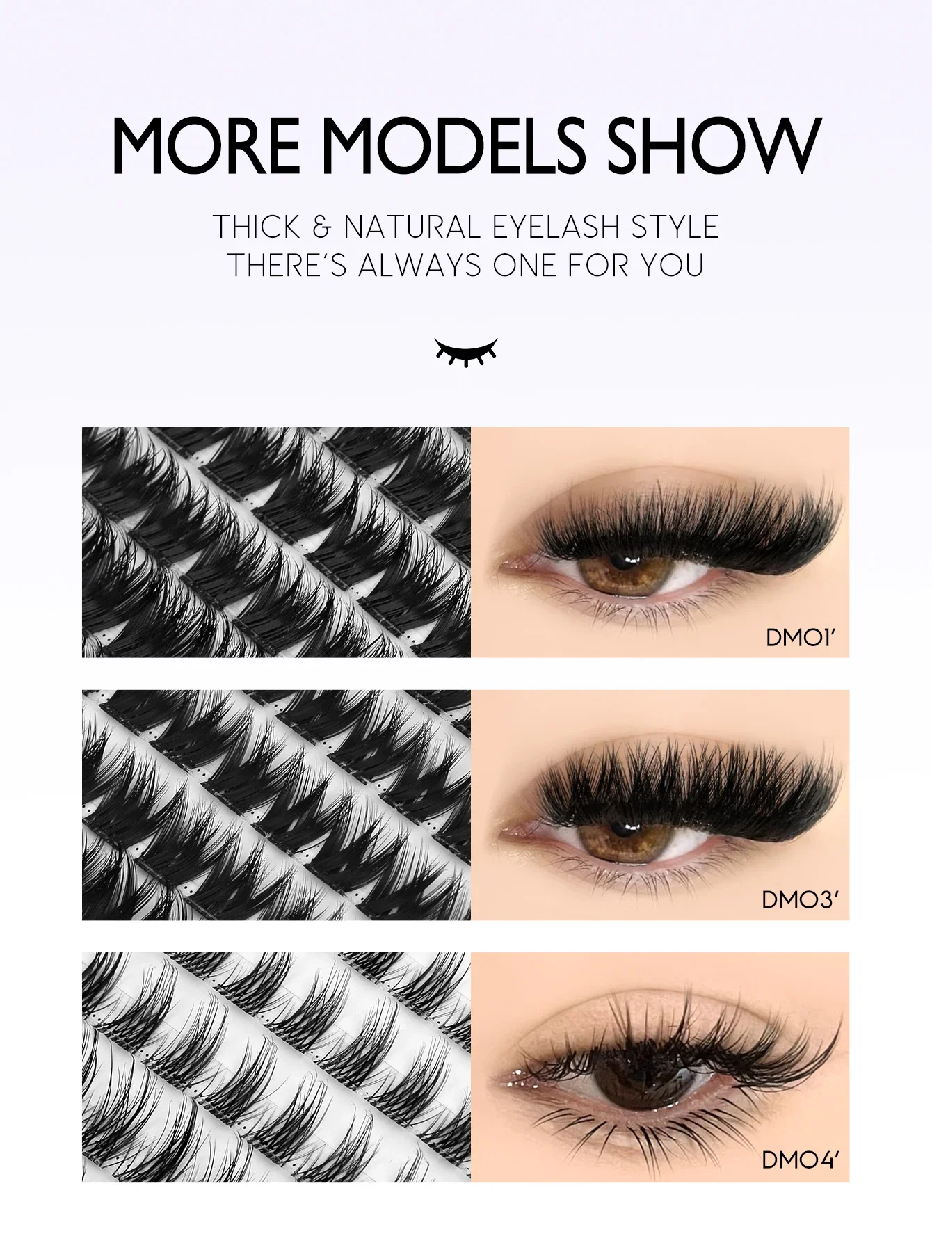 GROINNEYA Lash Clusters Kit Piekerige Cluster Wimper Kit Extensions Individuele Wimpers 10-18mm Waterdichte Natuurlijke Lash Extension