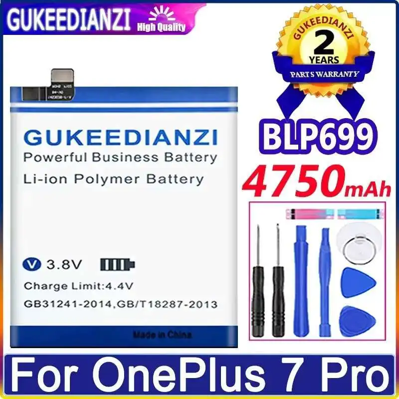 

Reliable Replacement 4750Mah BLP699 For Oneplus 7 Pro Mobile Phone Battery