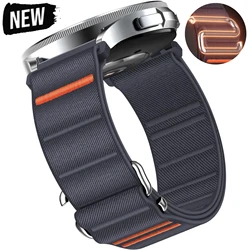 20mm 22mm Nylon Strap for Samsung Galaxy Watch 7 6 5 4 40mm 44mm 6Classic 43mm 47mm Loop Bracelet for Huawei GT 5 4Pro 46mm Band