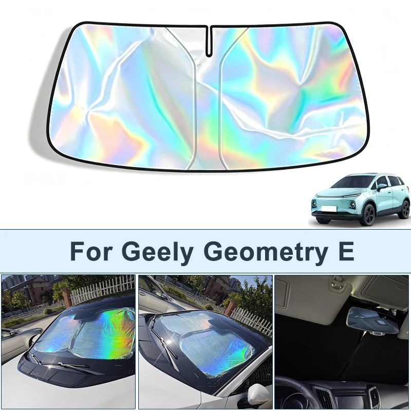 

Foldable Front Windshield Sun Shade For Geely Geometry E UV Reflective Sun Protection Cover Car Interior Accessories