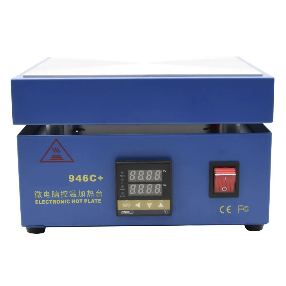 850W 946C+ Electronic Hot Plate Preheat Digital Preheating Station 200x200mm For PCB SMD Heating Led Lamp Desoldering 110V/220V