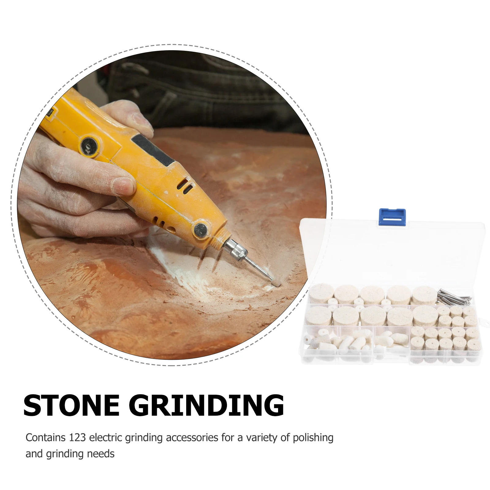 

1 set 1 Set Polishing Kit Buffing Wheels 3 Sizes Stainless Steel Wool Polishing Heads Jewelry Metal Diy Rotary Tool Sanding Disc