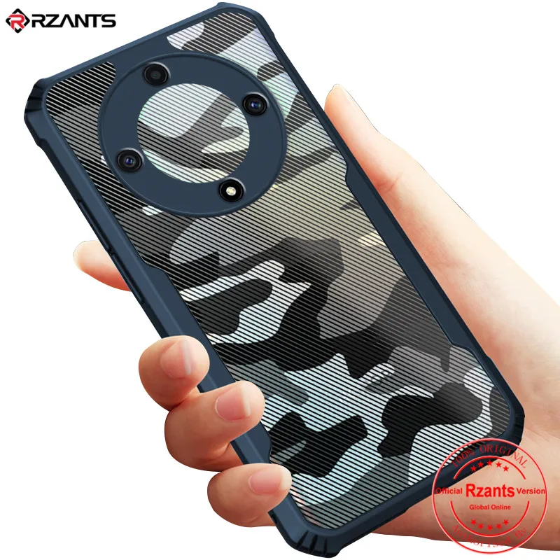 Rzants For Honor X9A Case Hard [Camouflage Beetle] Hybrid Shockproof Slim Crystal Clear Cover