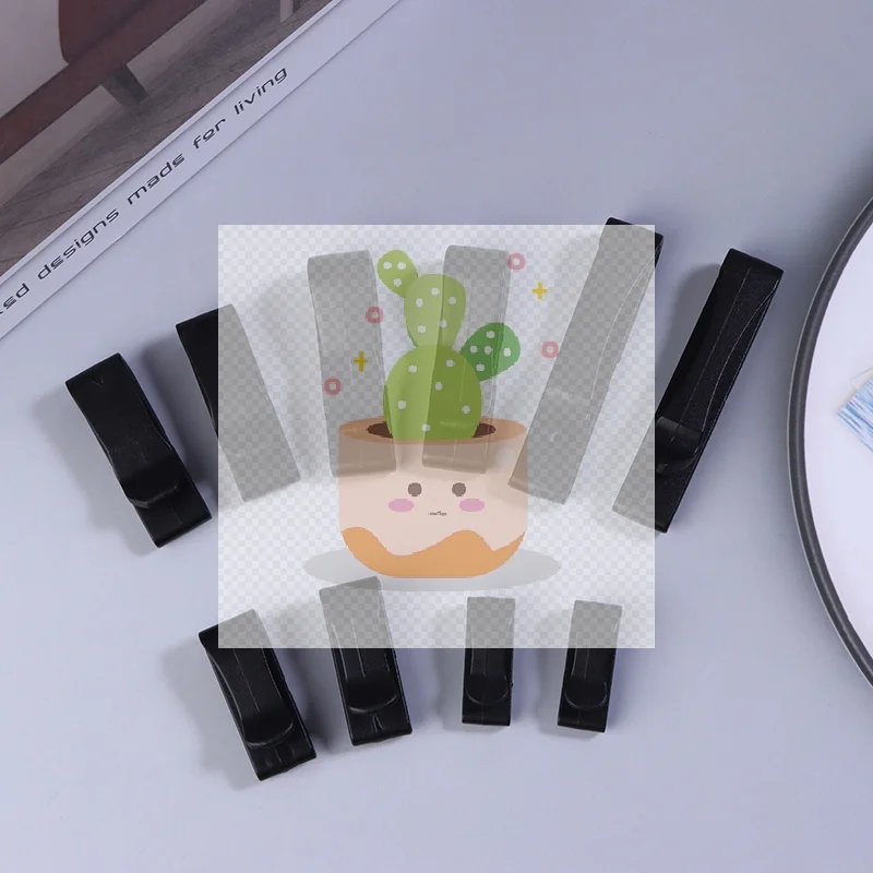 10 قطعة/الحزمة سريعة زلة حارس مشبك نهاية كليب المنزلق الأسود للتخييم التنزه على ظهره ضبط حزام حزام 20-51 مللي متر