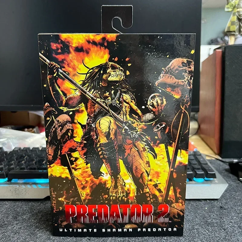 Inventory Genuine First Edition Neca Iron Blood Warrior Shaman P2 Shaman 7-Inch Action Doll Toy Christmas Halloween Gift