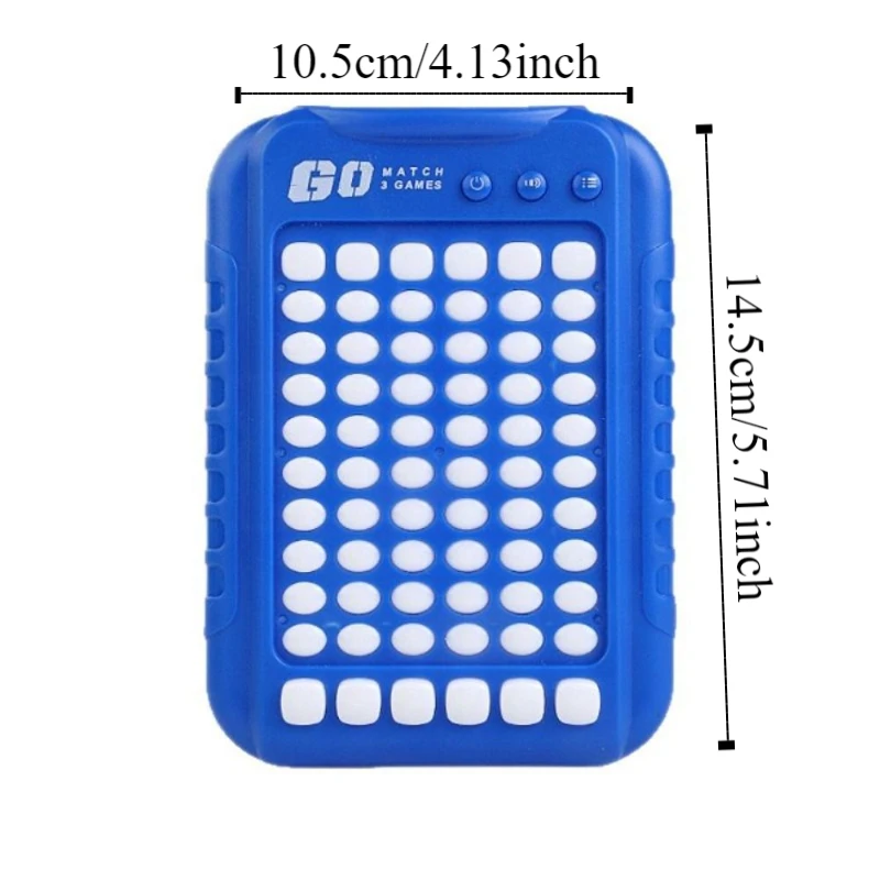 Kunststoff Handheld Elektronische Spiele Bildung Interaktive Konsole Training Maschine Puzzle Spielzeug Montessori