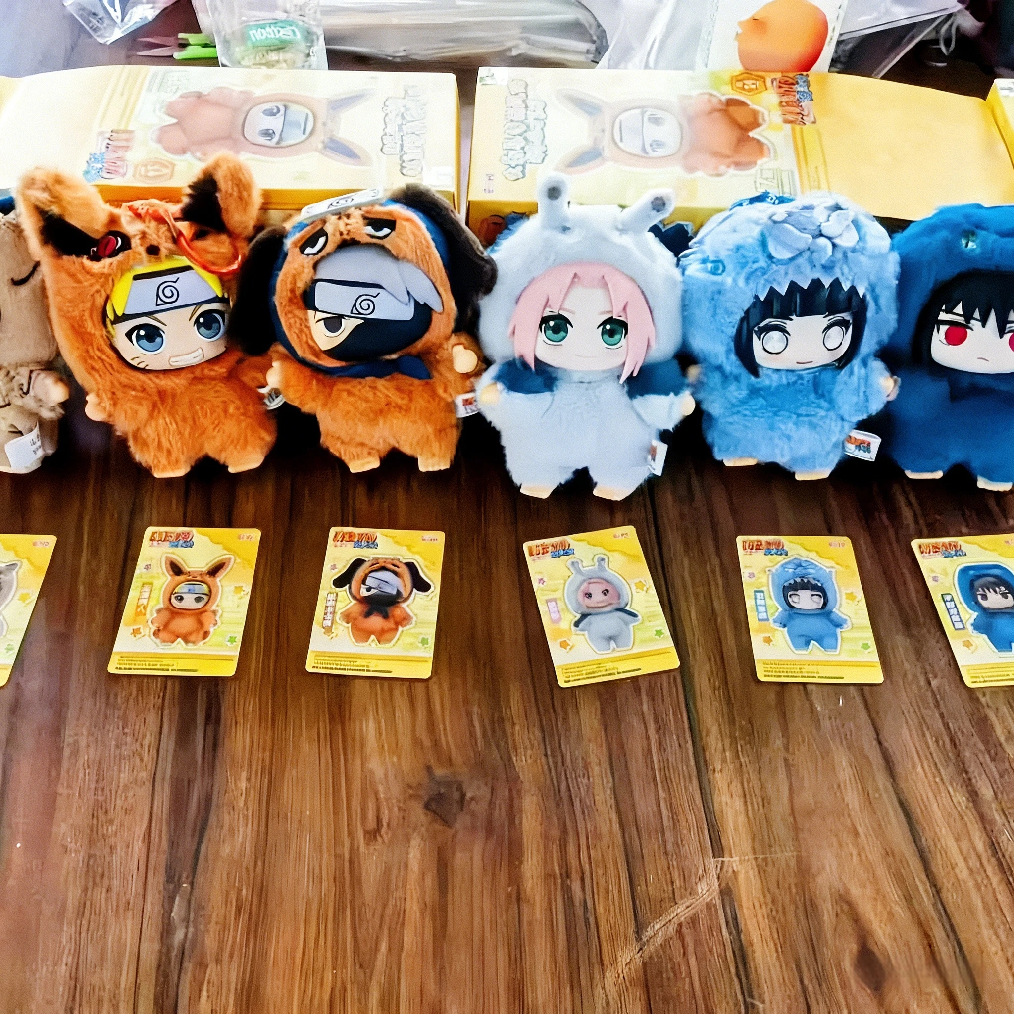 

Оригинальные плюшевые фигурки-сюрпризы серии «Вечеринка милых зверушек» по мотивам «Наруто: Шиппуден», милые брелоки-подвески для сумок, мягкие игрушки в подарок для фанатов аниме