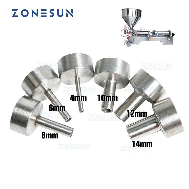 ZONESUN G1 충전기 노즐 4mm–14mm 다양한 크기 액체 및 페이스트 디스펜싱용