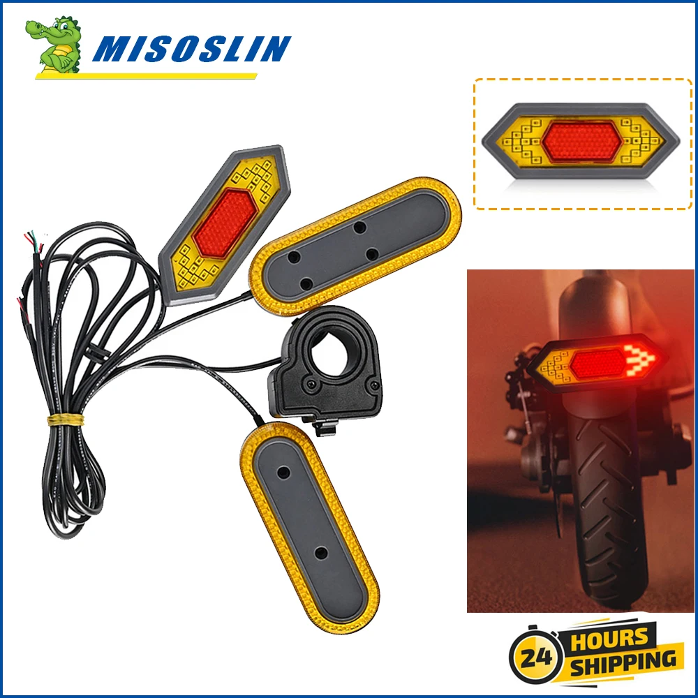 Modified Turn Signal Lamp Light Waterproof Electric Scooter For Segway Ninebot Max G30 G30D Brake Led Turn Taillight Accessories