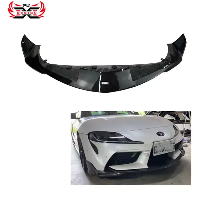 

Dry Pre-Preg Carbon Fiber Front lip for Supra A90 A91 MKV Toms style Front Bumper Front Splitter