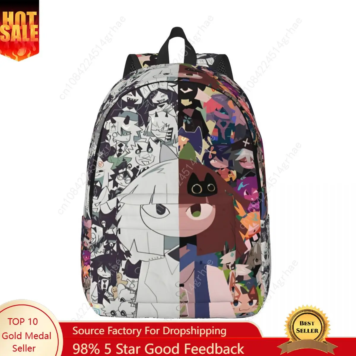 

Fundamental Paper Education Anime Backpack for Men Women Teenage Student Business Daypack College Shoulder Bag Lightweight