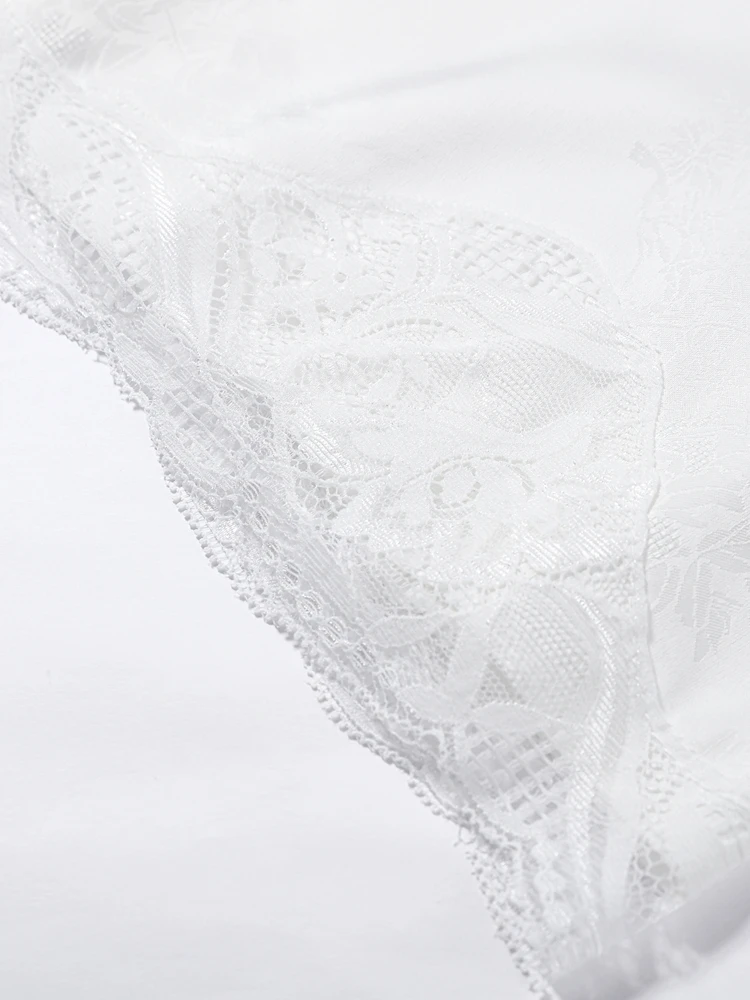Transparentes Mesh-Overlay Spitzenbesatz Slip Langes Kleid Damen Sexy V-Ausschnitt Ärmellos Bodycon Kleider Charmante Figurbetonte Kleider für Dates und Partys – Detail 12