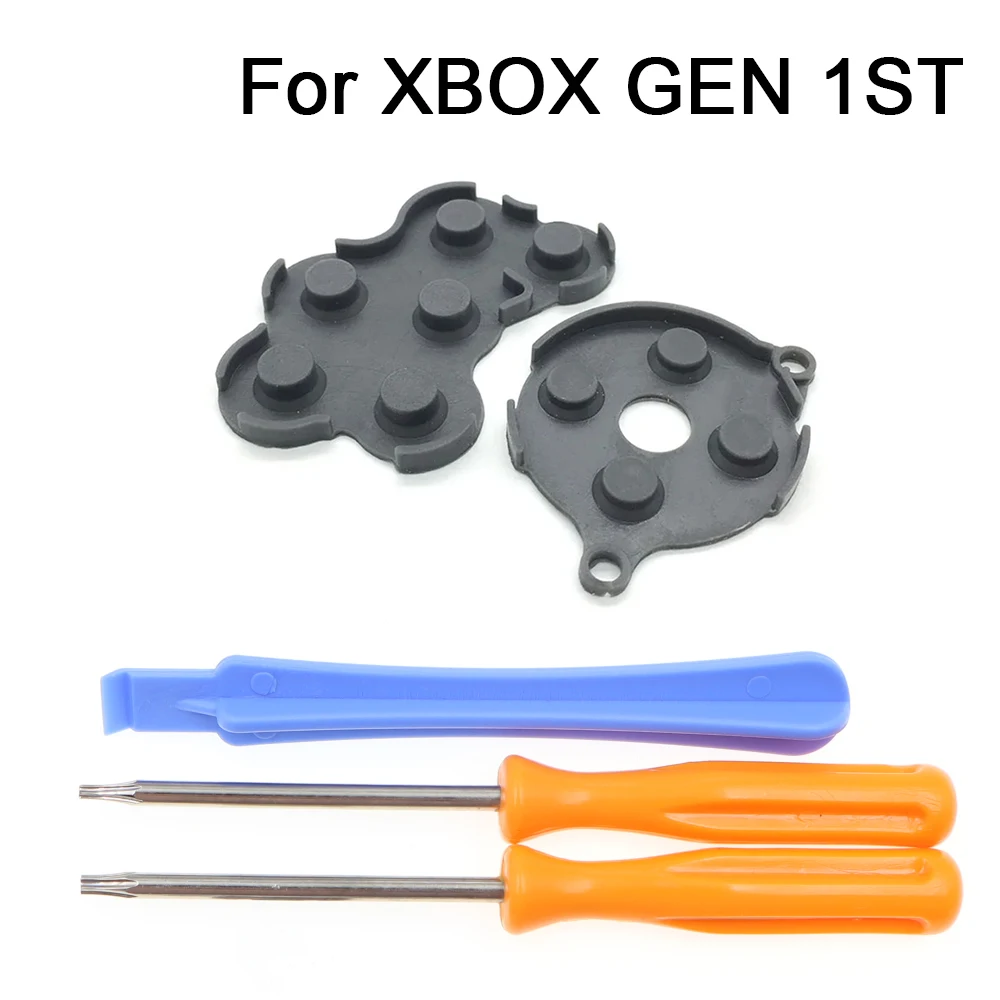 

1set For XBOX GEN 1ST Controller Conductive Silicon Rubber Button Contact Pad ABXY Repair Tool