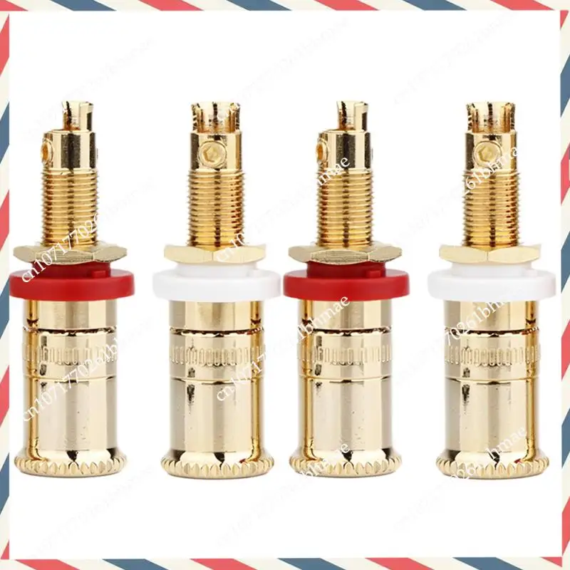 

-A21Z Suitable For Preffair Gold-Plated HIFI Fever Speaker Terminal Block Banana Head Y-Type Plug Socket Amplifier Terminal
