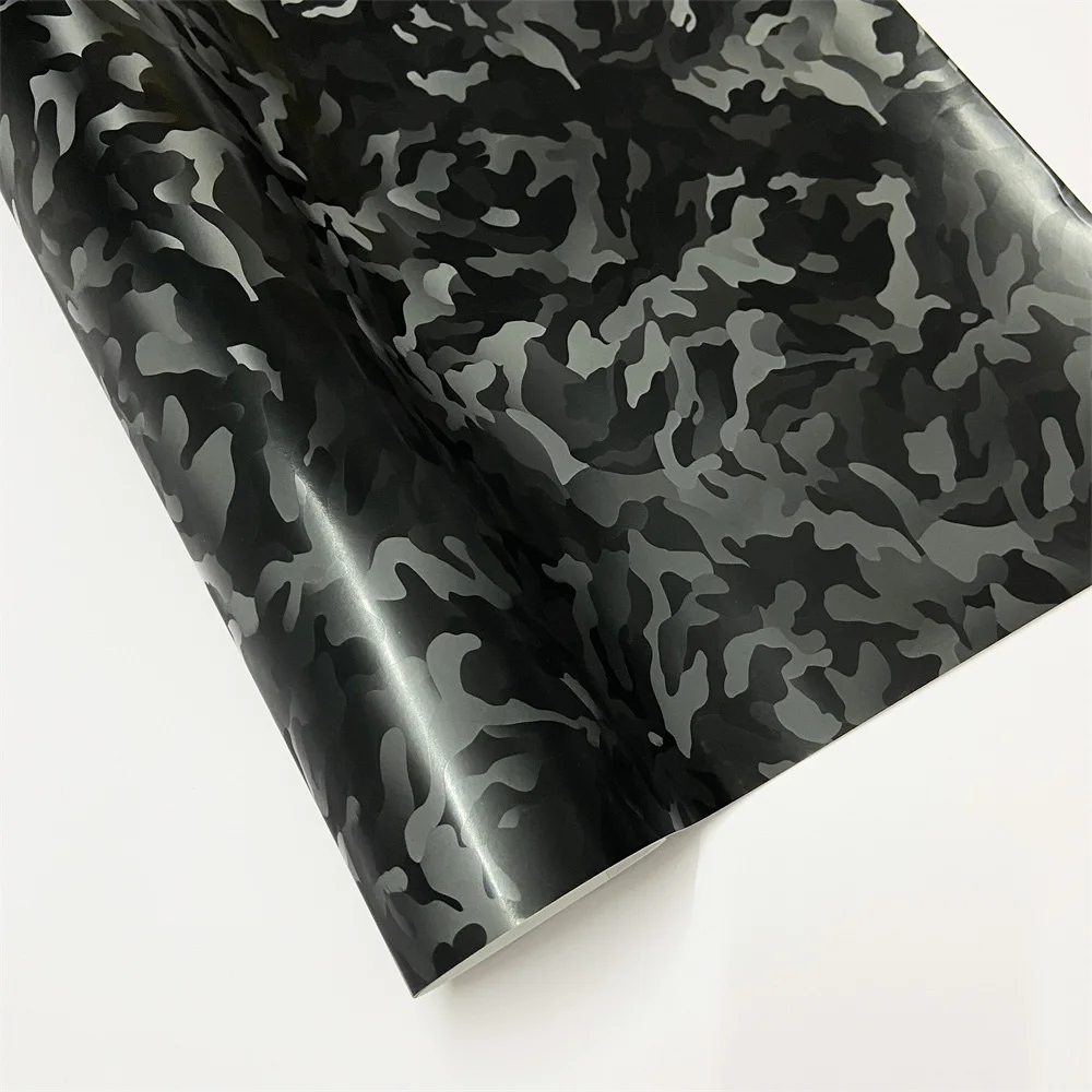 

Auto Decal Black Ghost Carbon Vinyl Wrap Car Carbon Fiber Film Automotive Vinyl Wrap DIY Protection Car Wrapping Paper
