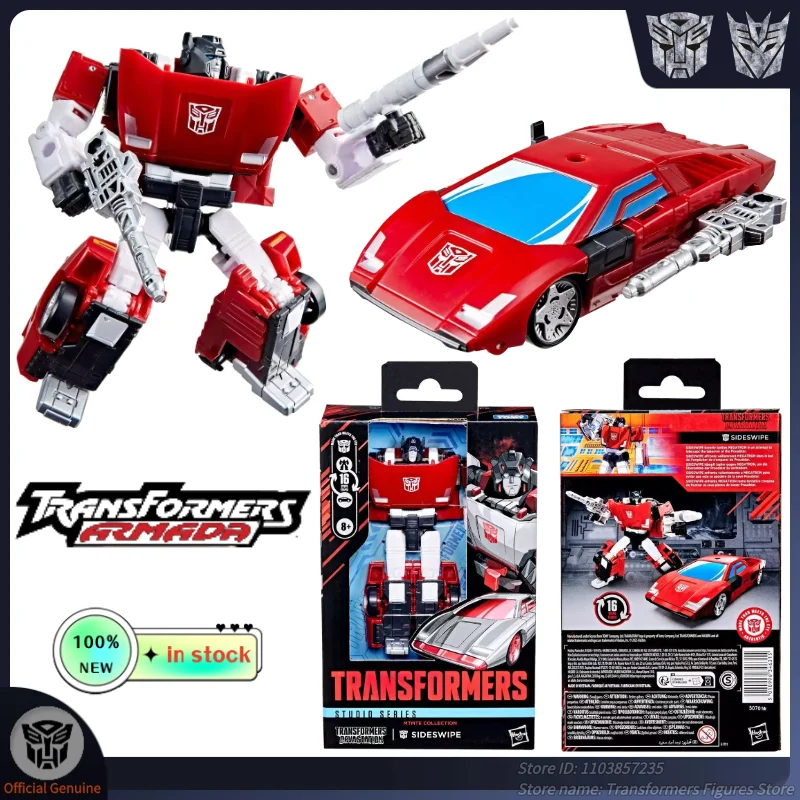 Oryginalne, nowe zabawki transformery, roboty WFC-Sideswipe G1 Studio, figurki z filmów anime, ruchome figurki, model, lalka akcji, prezenty urodzinowe