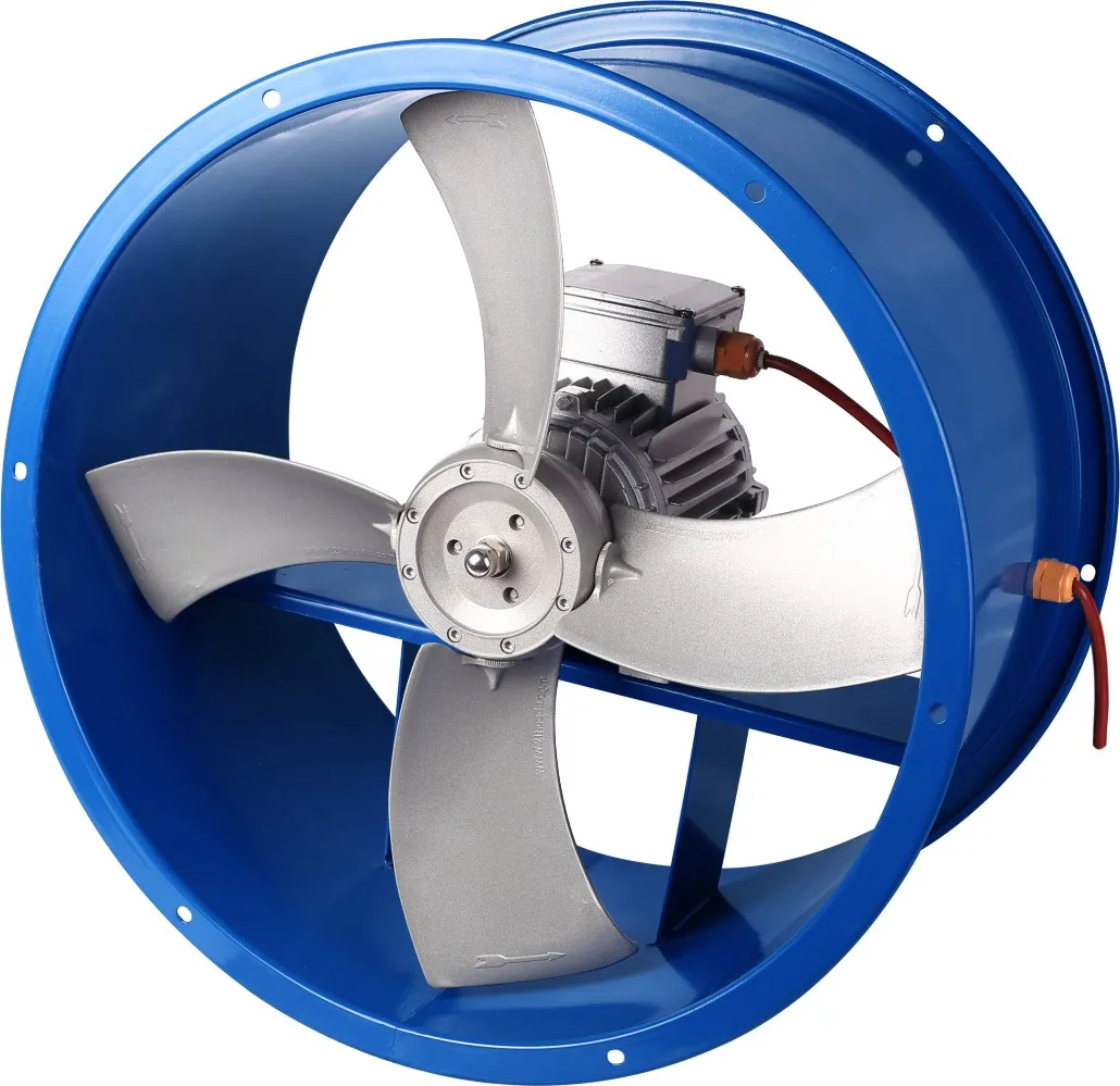 Industrial High-Temperature High-Humidity Resistance Axial Flow Fan Class H Aluminum Blade for Wood Drying Huabandry - view 2