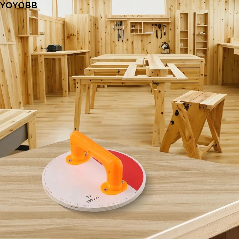9 Inch Round Sanding Pad Self-adhesive Ergonomic Design Self-adhesive Sandpaper Holder Round Handheld Polishing Tool