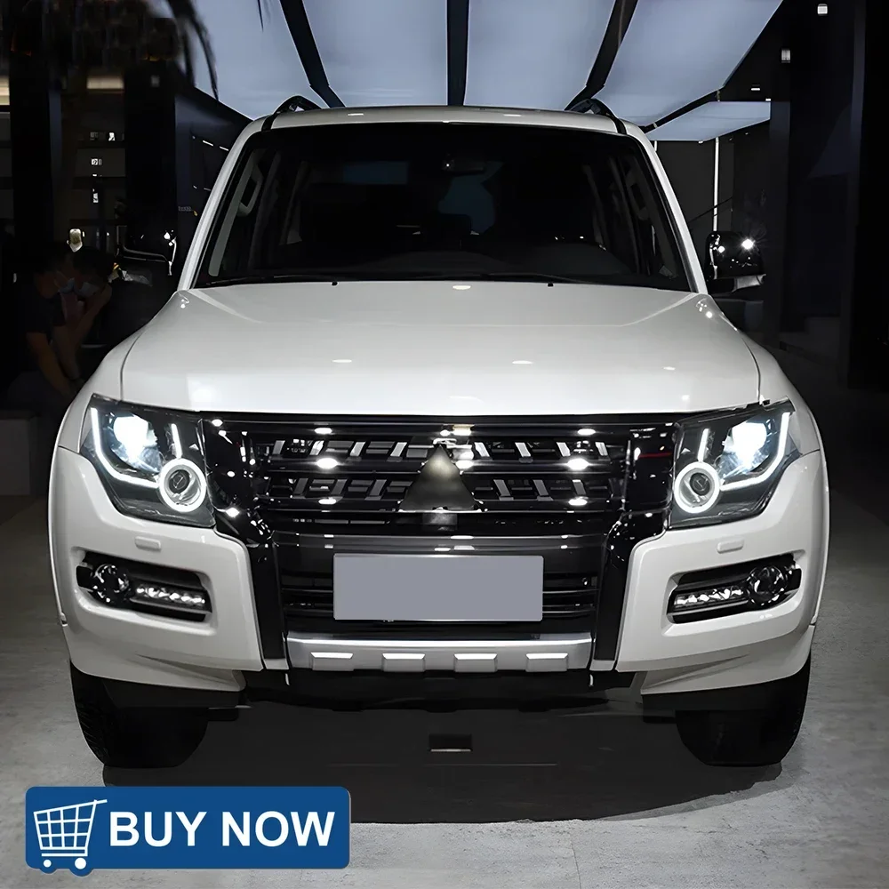 لميتسوبيشي باجيرو V93 V97 2009-2021 LED مجموعة المصابيح الأمامية للسيارات ترقية ديناميكية العارض عدسة مصابيح السيارة اكسسوارات أداة #3