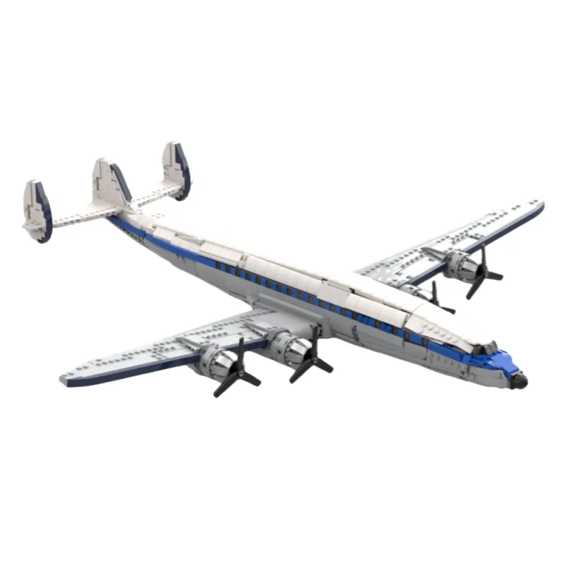 

Модель серии строительных самолетов MOC — игрушечные строительные блоки для сборки мелких частиц — 1650 деталей — подходят для всех любителей