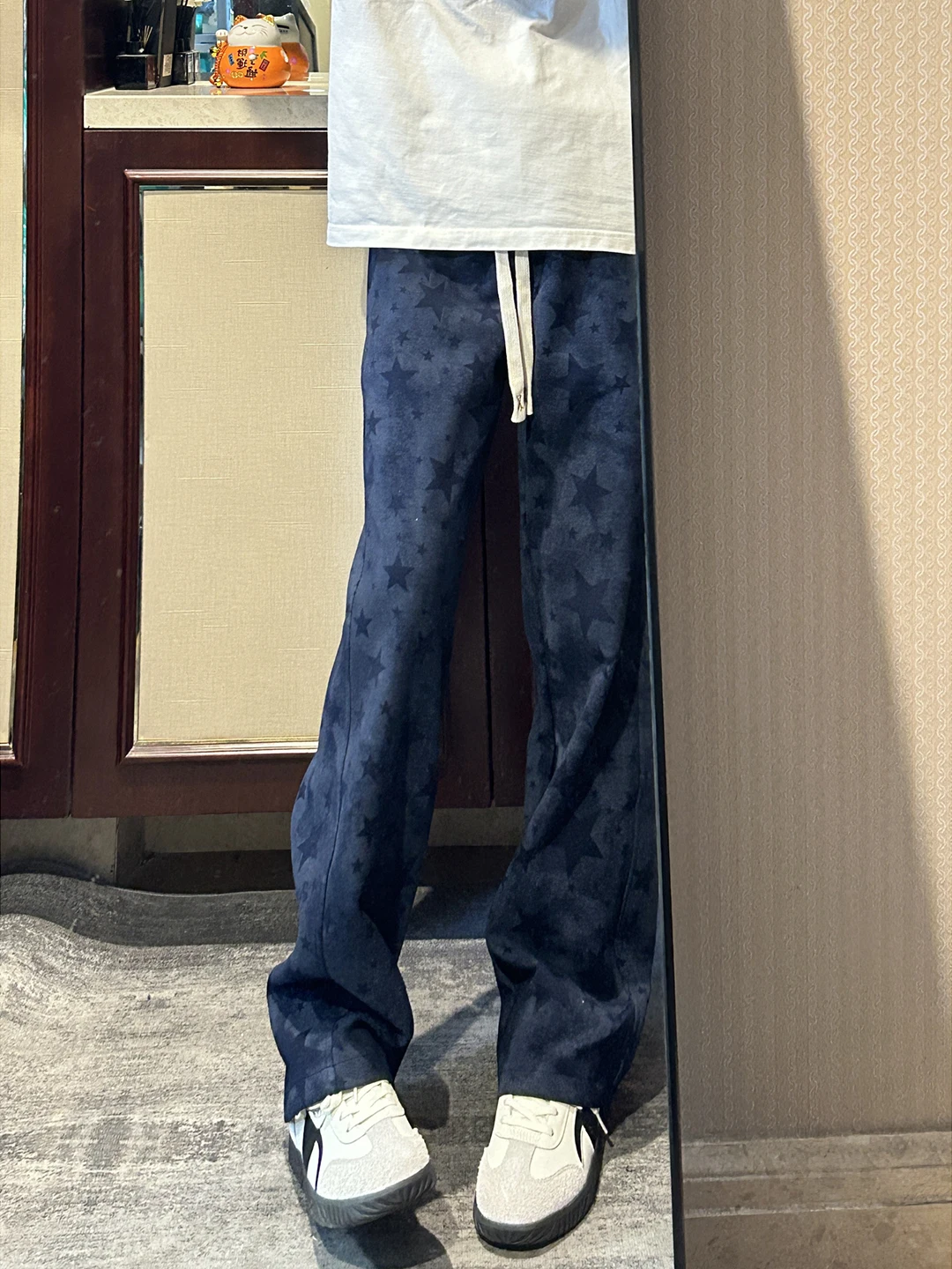 

Мужские спортивные брюки Cleanfit k Blue Dyed Star, осенне-зимние, прямого кроя, в американском стиле, для фитнеса