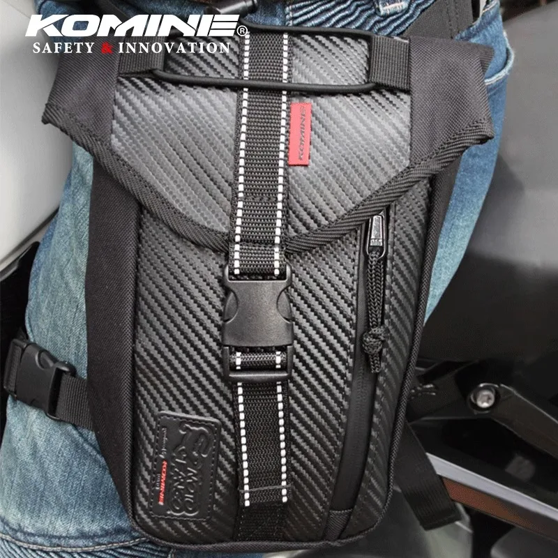 KOMINE SA-211Motorcycle Leg Bag Locomotive Portable Riding Waist Leg Bag Motorcycle Travel Equipment Motorcycle Accessories Nmax