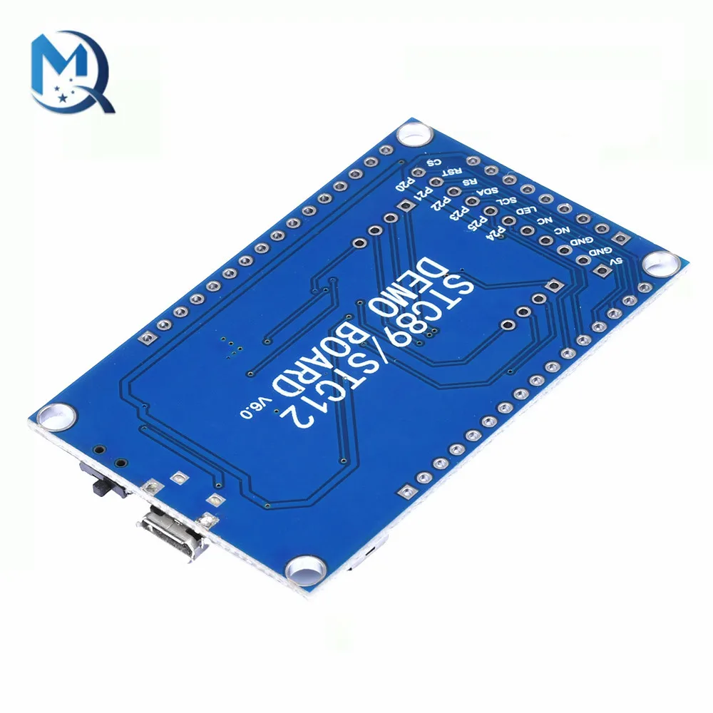 STC89C52RC Core Board Development Board 51 Microcontroller Learning Board Minimum System Board CH340 Micro USB
