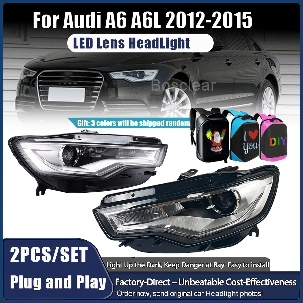 Auto Accessories for Audi A6 C7 Suitable Superior Quality Led Headlights 2012 2013 2014 2015 High Power Led Headlight 4GD941005A