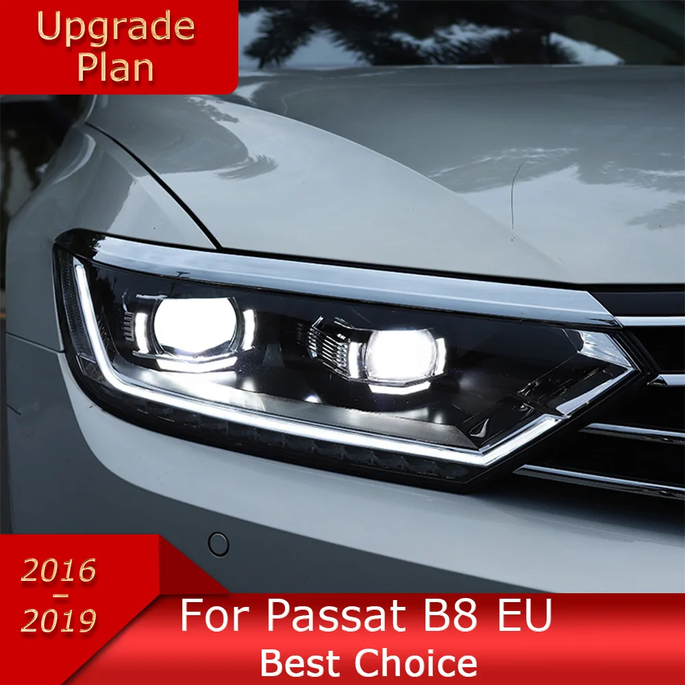 

Car Lights for Passat B8 2016-2019 EU Version Magotan Upgrade LED Auto Headlight Assembly LHD RHD Hot Sales Tools Accessories