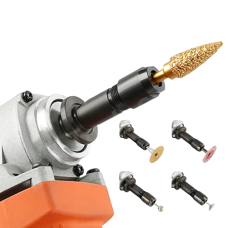 Imagem -04 - Adaptador Modificado para Moedor de Ângulo mm mm Moedor Reto Conversor de Moedor de Ângulo Acessórios de Ferramentas Elétricas