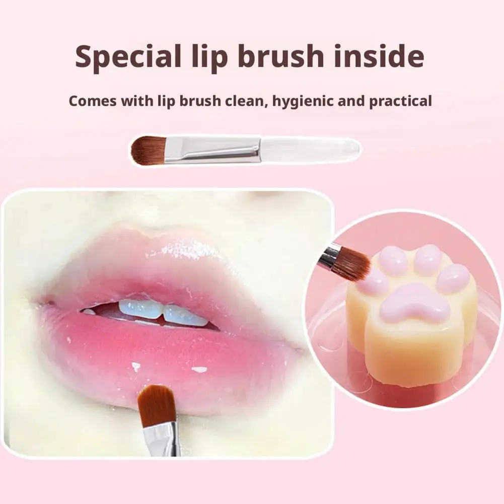 

Cat Paw Color Changing Lip Gloss Fade Lip Lines Prevent Dry Cracking Lasting Moisturizing Lip Balm Lip Care Lipstick Dupe Makeup