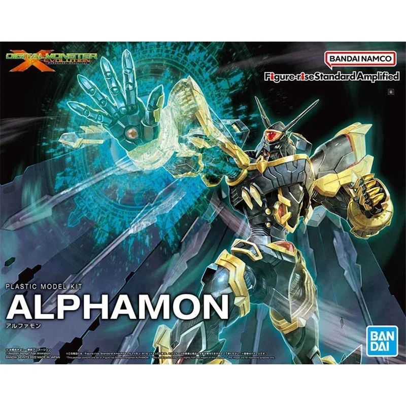 BANDAI 63365 FRS Digimon Adventure Alphamon Assembly Plastic Model Kit The Gundam Base Limited Action Toy Figures Kids Gifts