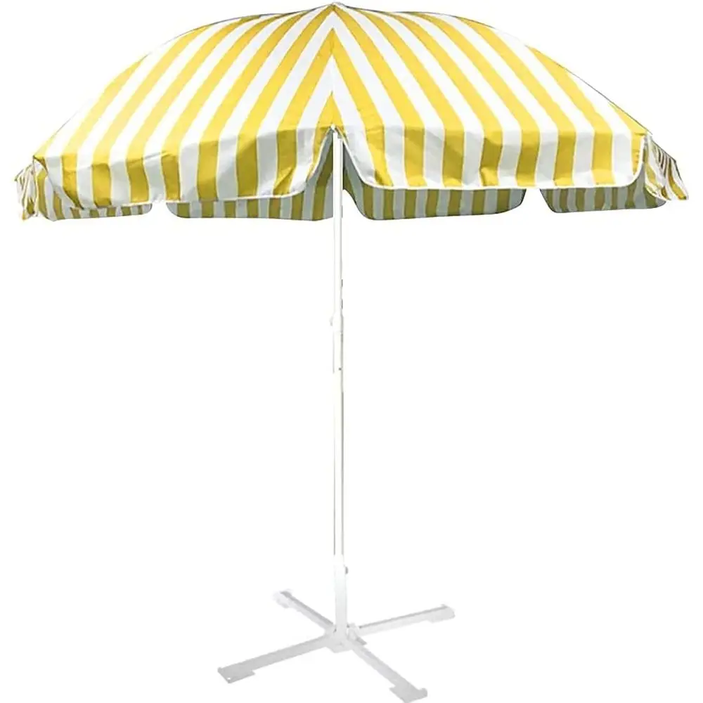 

Adjustable Outdoor Patio Umbrella with UV Protection and Waterproof Feature in Multi-Colors