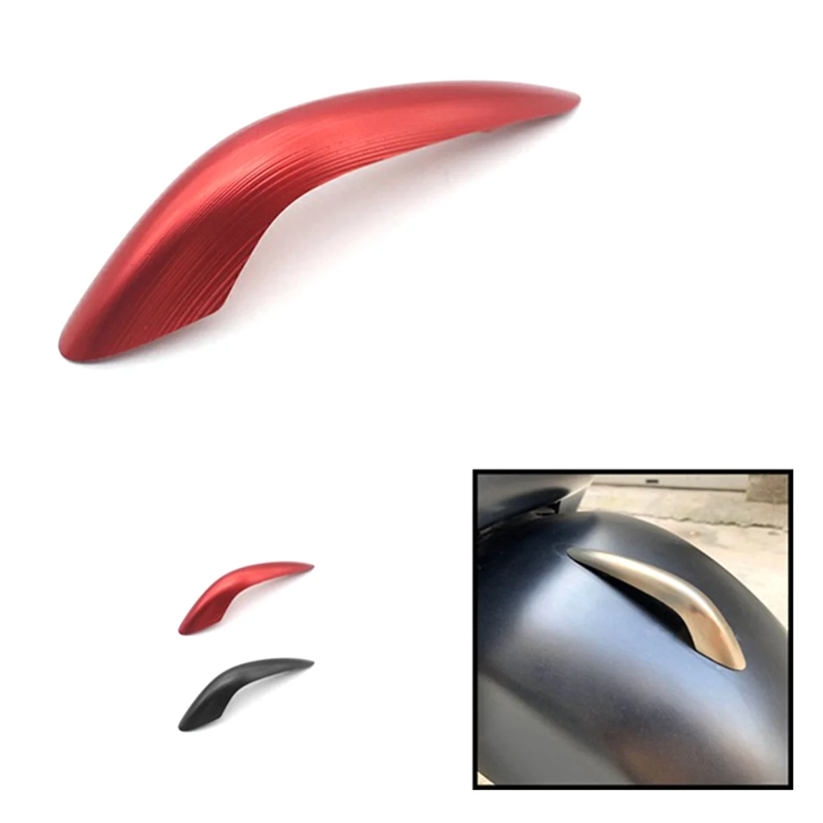 Motorcycle Front Mudguard Fender Nose Decorater Beak for Vespa GTS300 GTS250 GTS 300 250 2013-2020 Red