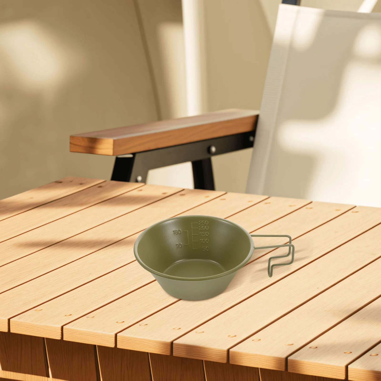 

Stainless Steel Camping Bowl 250Ml Portable Nonstick Lightweight Outdoor Soup Noodle Rice Bowl Backpack Picnic Camping Cookware