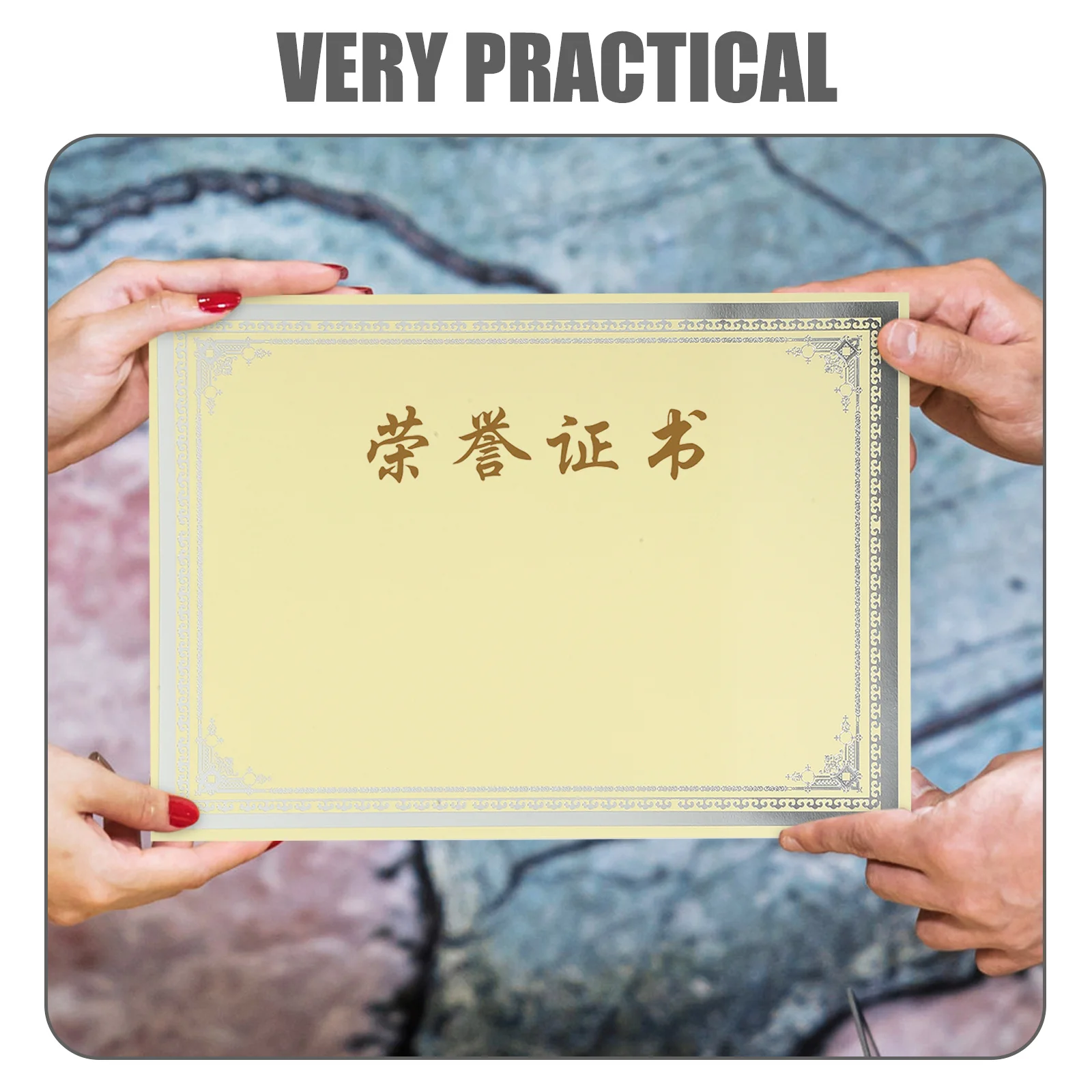 

10 Sheets Certificate Inner Paper Diploma Participation Awards Paper for Printing School Academic Honor Awards Decoration