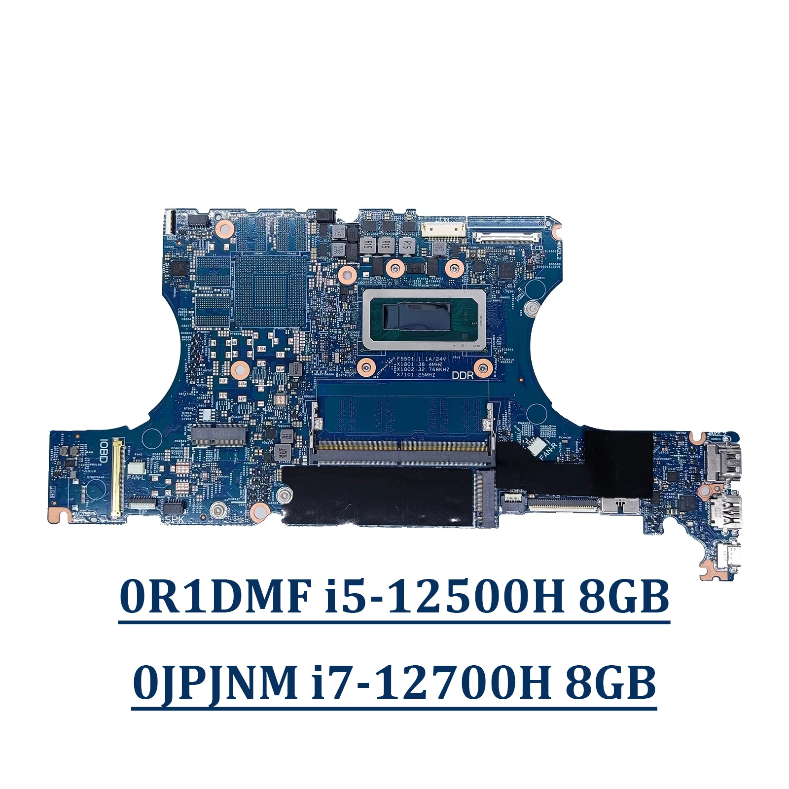 

0R1DMF 0JPJNM R1DMF JPJNM для Inspiron 14 Plus 7420, материнская плата для ноутбука, процессор i7-12700H i5-12500H, 8 ГБ ОЗУ, 213227-1