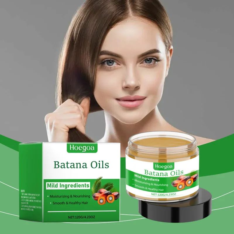

Batana Hair Oil Treatment Mask - Deep Nourish Dry Damaged Hair, Hydrate Scalp & Reduce Frizz For Volumized Shine