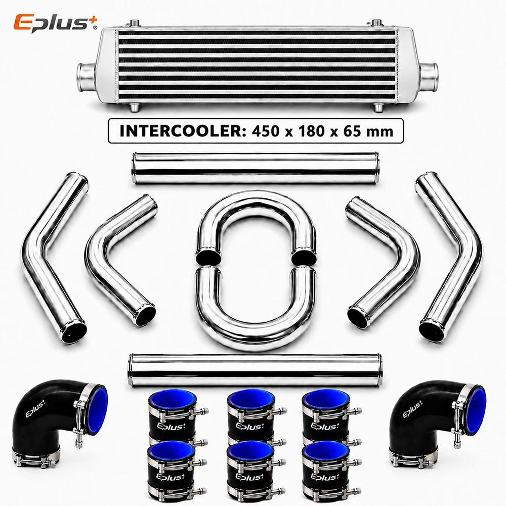 Intercooler Piping Kit Aluminum 2.5 Inch - Système de refroidissement universel pour turbo