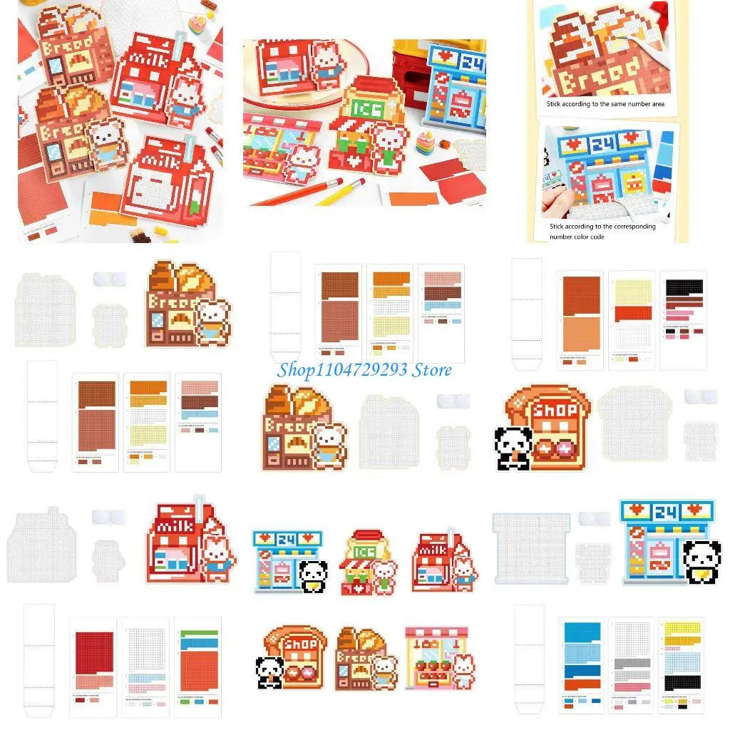 

Y2GD Craft Sticker Set Reusable Sticker Educational For Classroom Home Creativity Use