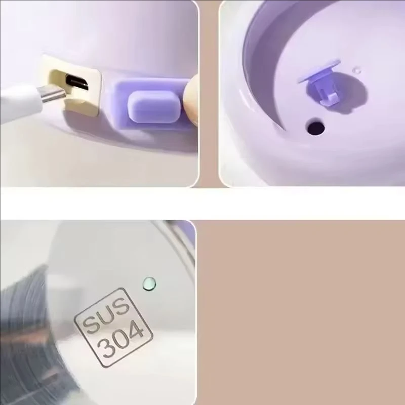 Garrafa de água elétrica USB à prova de vazamentos em aço inoxidável 12V 24V 5V para carro, porta-malas, viagens, escritório e local de trabalho. Aquece leite e bebidas._voghion.com