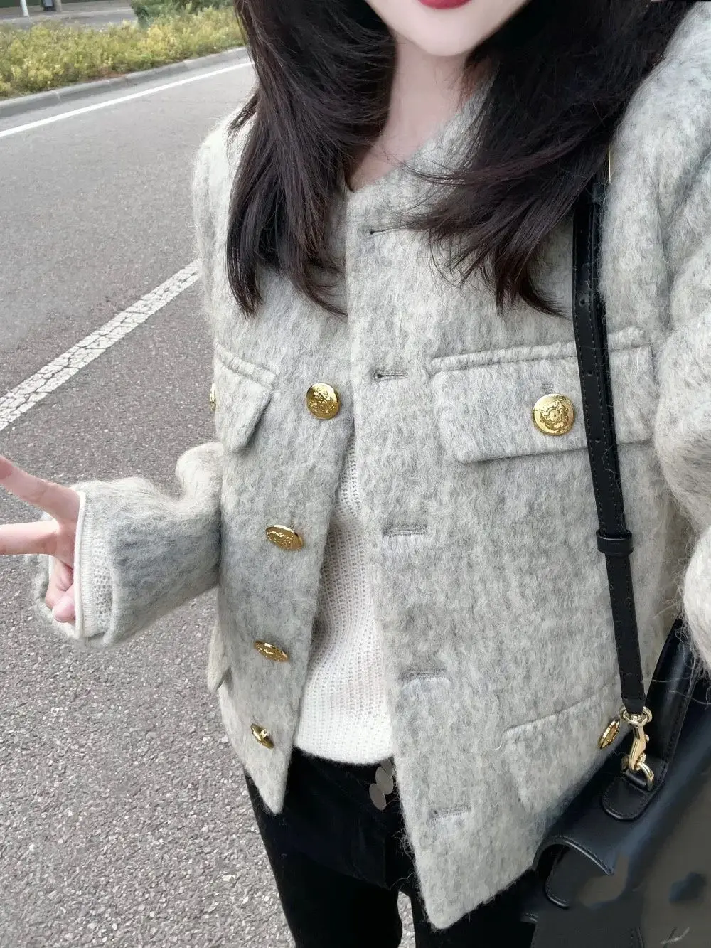 

Твидовый жакет для подростков и женщин в стиле милитари, для активного отдыха, с защитой от ударов, с множеством карманов, с капюшоном, повседневный, модный, молодежный