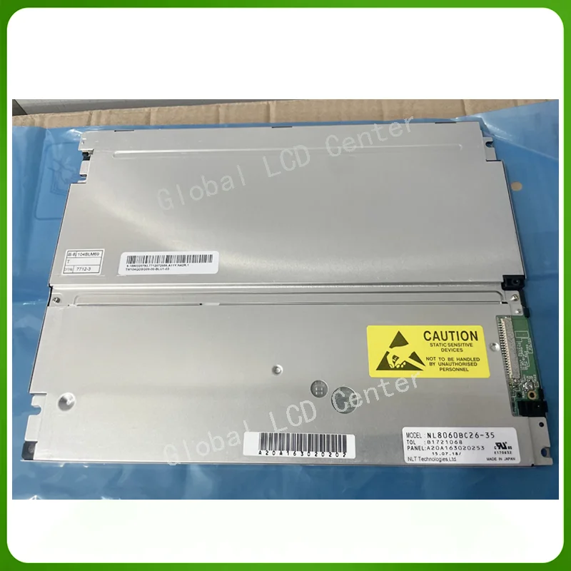 

Original A+ Grade 10.4 inch NL8060BC26-35 NL8060BC26-35C NL8060BC26-35D LCD DISPLAY Screen Panel For Industrial Equipment