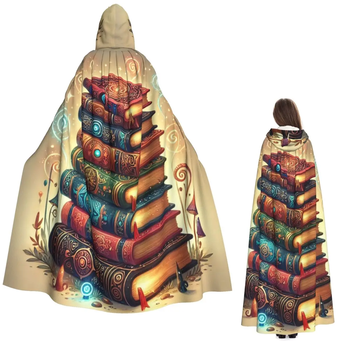 livro-antigo-com-feiticos-magicos-brilhantes-capa-longa-com-capuz-fantasia-medieval-de-bruxa-capa-cosplay-casaco-de-halloween-adulto-unissex