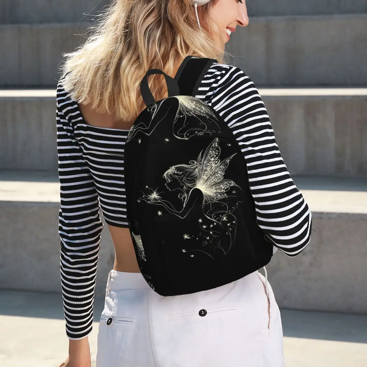 

Fairy Mythical Motif Fantasy Backpack Hot Sale Daypack Large Capacity Kids BookBag School Bag Shoulder Bags for Men Women