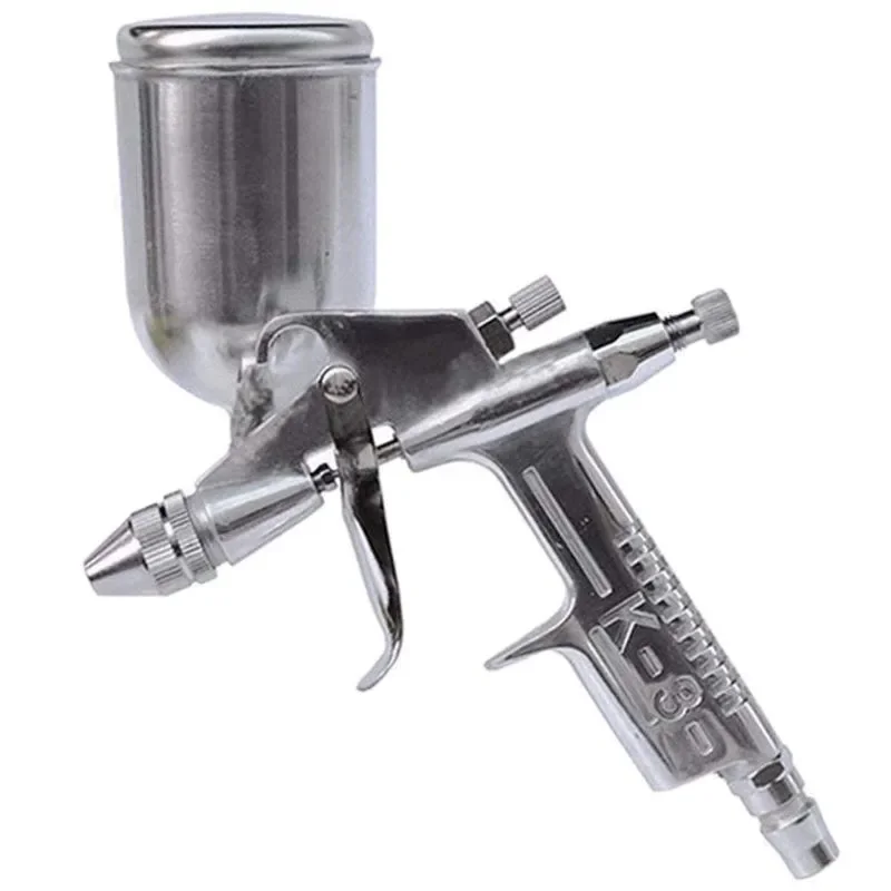 150ml 미니 에어 페인트 스프레이 건 미니 에어 페인트 스프레이 건 에어브러시 0.5mm 노즐 자동차 도색용 에어로그래프 스프레이 건