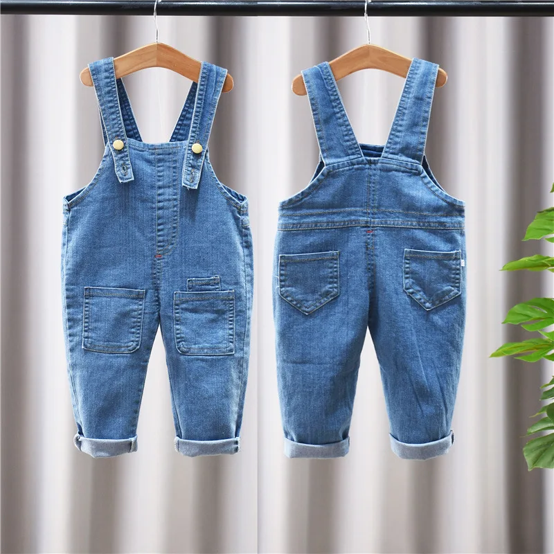 Kids Baby Clothes Clothes Jumper Boys Girls Dungarees Infant Playsuit Pants Denim Jeans Overalls Toddler Jumpsuits