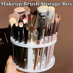 Lattices Cosmetic Makeup Brush Storage Holder Multifunction Large-Capacity Table Organizer Make Up Tool Pen Plastic Storage Box