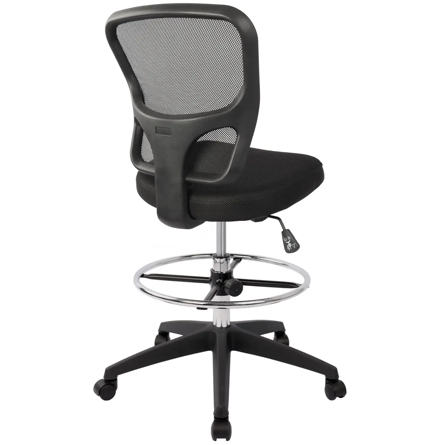 Sillas Ergonómicas de Oficina, Silla de Oficina para Diseño, Silla con Ruedas sin Brazos para Escritorio de Pie con Reposapiés, Personalizable