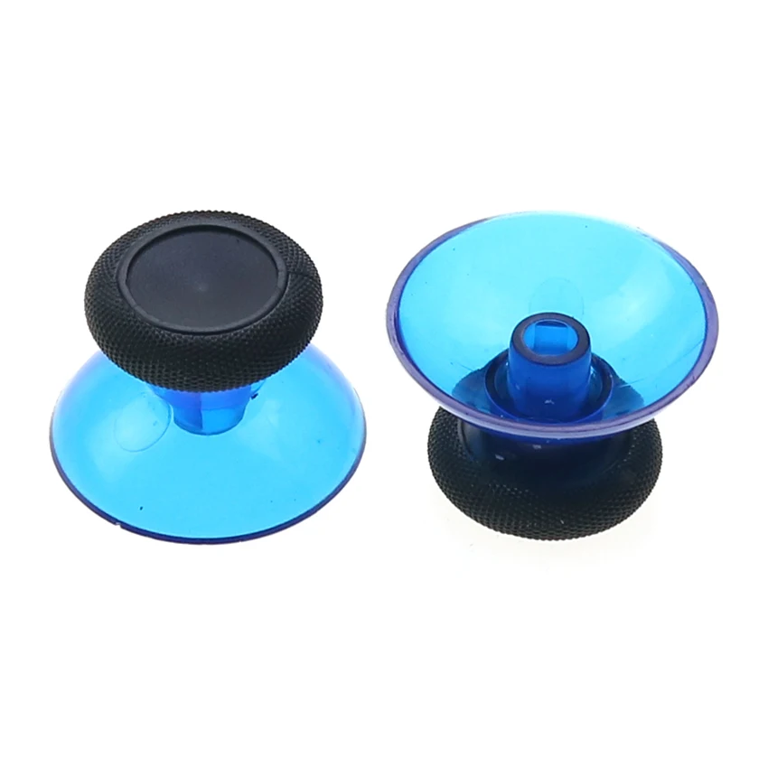 YuXi 2pcs Transparent Thumbsticks Cover Analog Grips Joystick Cap Replacement For Xbox Series X S Controller